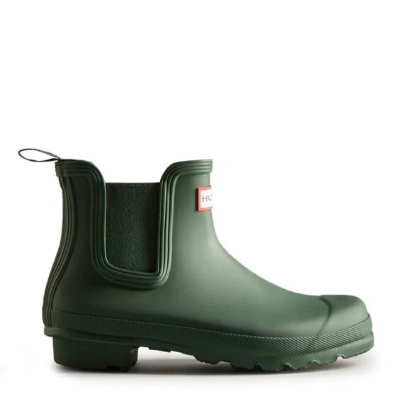 Hunter Women's Original Chelsea Boots in Hunter Green - Picture 6 of 9
